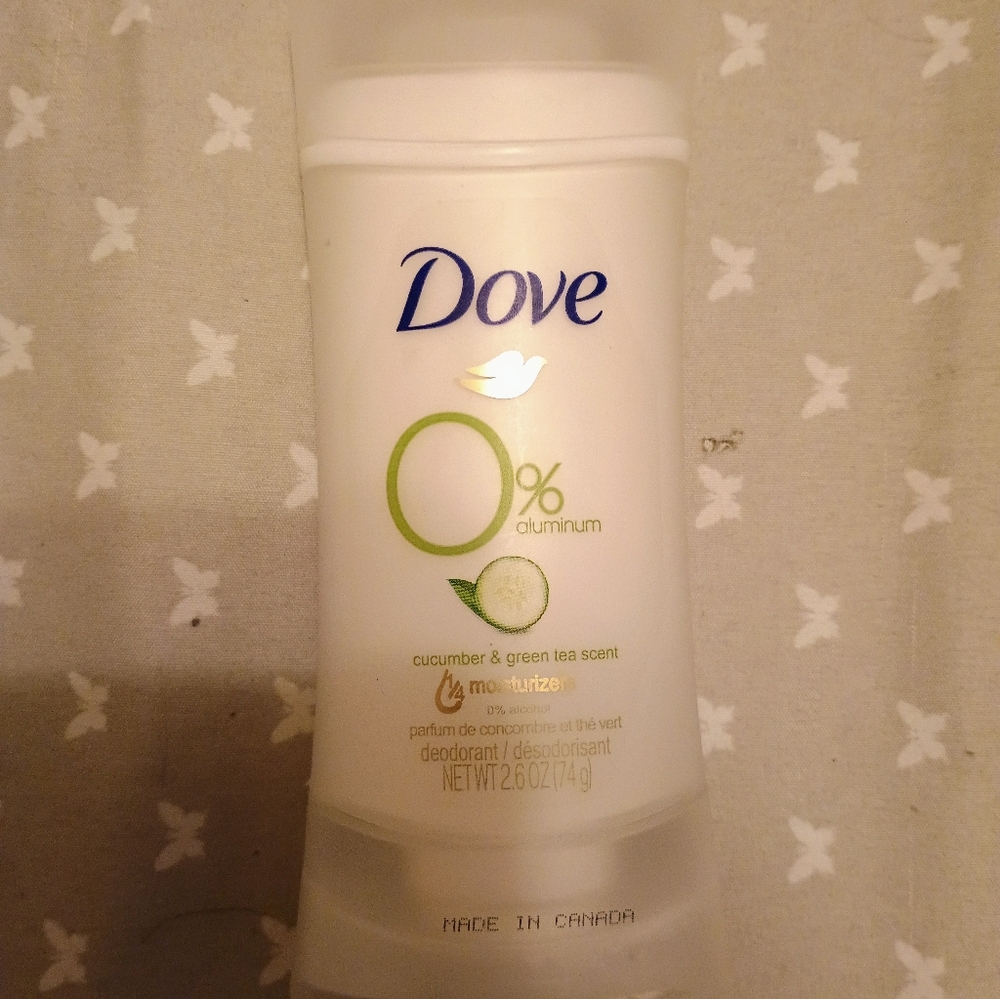 Dove Deodorant/Suave Cocoa Shea Bar Soap/Always Pocket Pads